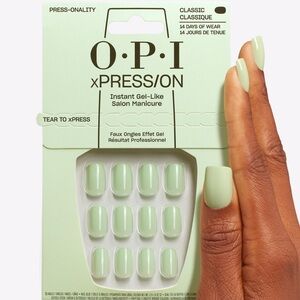 OPI xPRESS/ON Gel-Like Nails in Soft Green